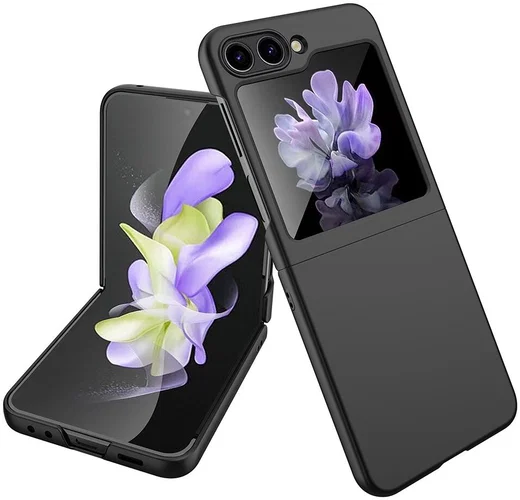 Samsung Galaxy Z Flip 5 Dun Hoesje Hard Back Cover Zwart afbeelding 1