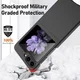 Samsung Galaxy Z Flip 5 Dun Hoesje Hard Back Cover Zwart afbeelding 2