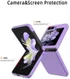 Samsung Galaxy Z Flip 5 Dun Hoesje Hard Back Cover Zwart afbeelding 3