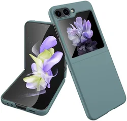 Samsung Galaxy Z Flip 5 Dun Hoesje Hard Back Cover Groen afbeelding