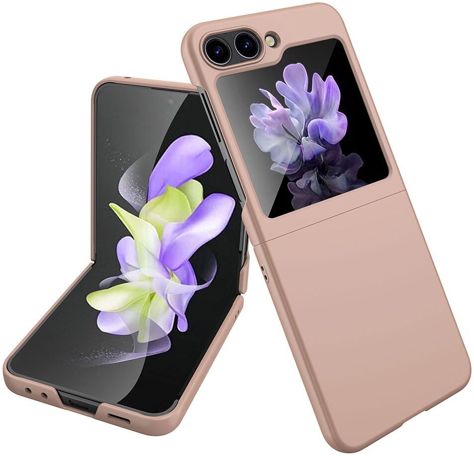Samsung Galaxy Z Flip 5 Dun Hoesje Hard Back Cover Roze Goud afbeelding 1