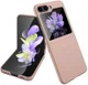 Samsung Galaxy Z Flip 5 Dun Hoesje Hard Back Cover Roze Goud