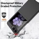 Samsung Galaxy Z Flip 5 Dun Hoesje Hard Back Cover Wit afbeelding 2