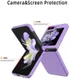 Samsung Galaxy Z Flip 5 Dun Hoesje Hard Back Cover Wit afbeelding 3