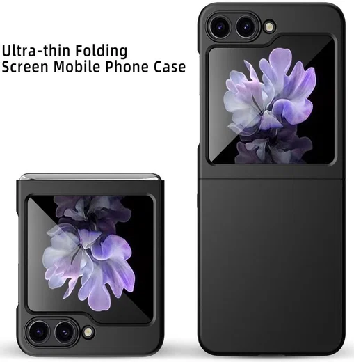 Samsung Galaxy Z Flip 5 Dun Hoesje Hard Back Cover Wit afbeelding 4