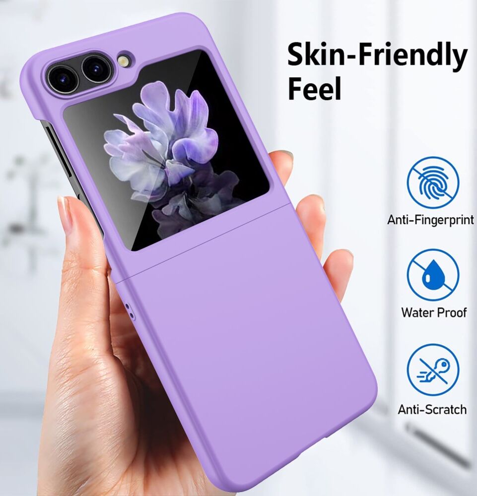 Samsung Galaxy Z Flip 5 Dun Hoesje Hard Back Cover Wit afbeelding 5
