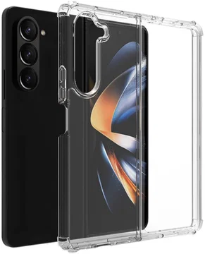 Samsung Galaxy Z Fold 5 Hoesje Schokbestendig TPU Back Cover Transparant