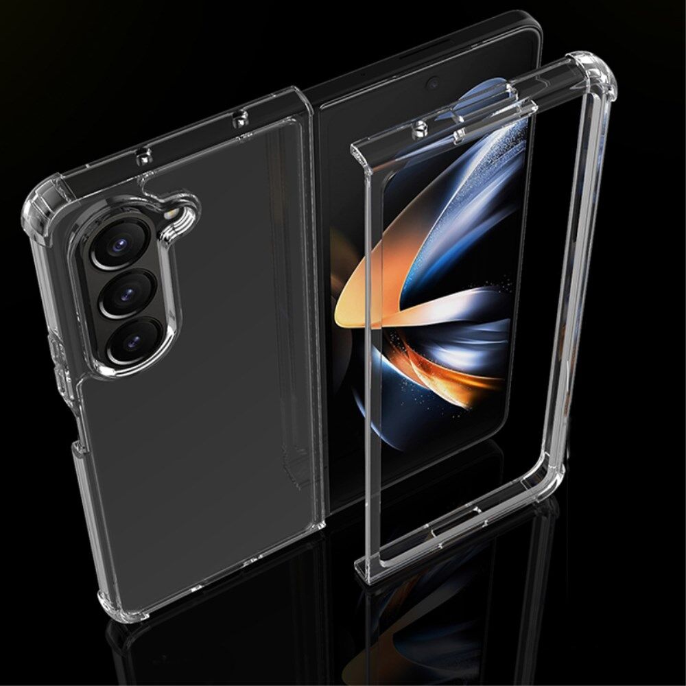 Samsung Galaxy Z Fold 5 Hoesje Schokbestendig TPU Back Cover Transparant afbeelding 6