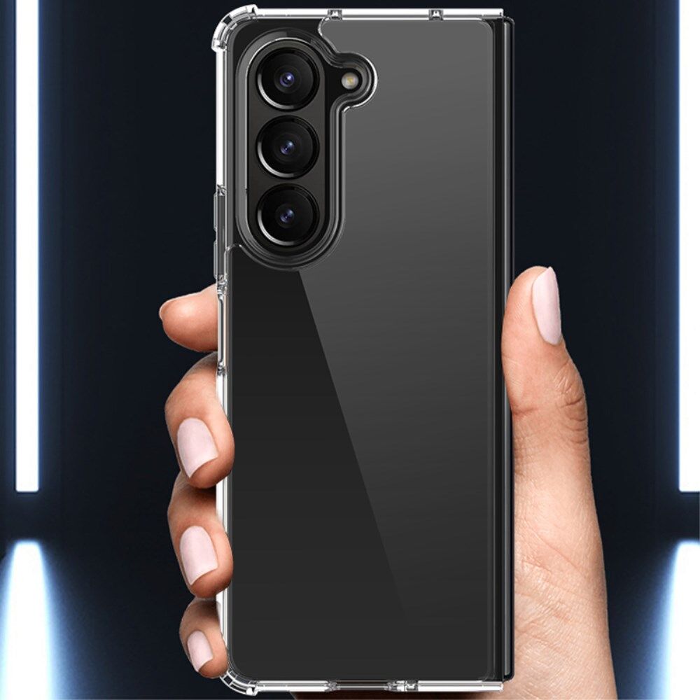 Samsung Galaxy Z Fold 5 Hoesje Schokbestendig TPU Back Cover Transparant afbeelding 7
