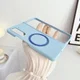 Samsung Galaxy Z Fold 5 Hoesje met MagSafe Back Cover Dun Blauw afbeelding 6