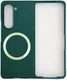 Samsung Galaxy Z Fold 5 Hoesje met MagSafe Back Cover Dun Groen