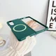 Samsung Galaxy Z Fold 5 Hoesje met MagSafe Back Cover Dun Groen afbeelding 5