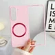 Samsung Galaxy Z Fold 5 Hoesje met MagSafe Back Cover Dun Roze afbeelding 2