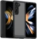 Samsung Galaxy Z Fold 5 Hoesje Acryl Back Cover Transparant Zwart afbeelding 1