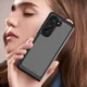 Samsung Galaxy Z Fold 5 Hoesje Acryl Back Cover Transparant Zwart afbeelding 7