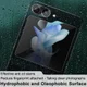 Imak Samsung Galaxy Z Flip 5 Screen Protector Cover Display en Camera afbeelding 6