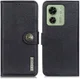 KHAZNEH Motorola Edge 40 Hoesje Portemonnee Book Case Zwart afbeelding 2