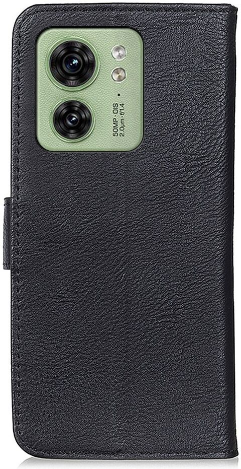 KHAZNEH Motorola Edge 40 Hoesje Portemonnee Book Case Zwart afbeelding 9
