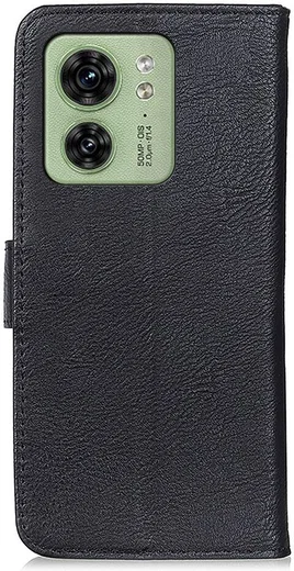 KHAZNEH Motorola Edge 40 Hoesje Portemonnee Book Case Zwart afbeelding 9