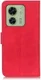 KHAZNEH Motorola Edge 40 5G Hoesje Retro Wallet Book Case Rood afbeelding 9
