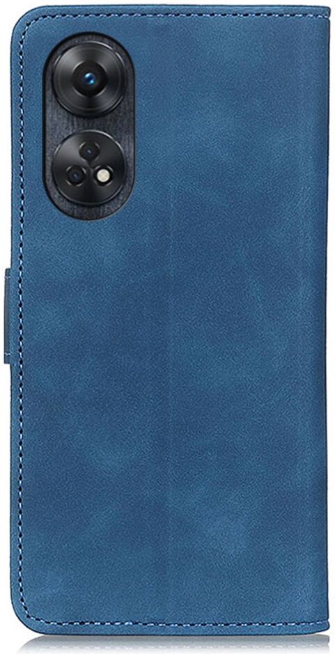 KHAZNEH Oppo Reno8 T Hoesje Retro Wallet Book Case Blauw afbeelding 9