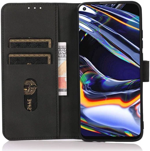 KHAZNEH Motorola Edge 40 5G Retro Wallet Book Case Zwart afbeelding 1