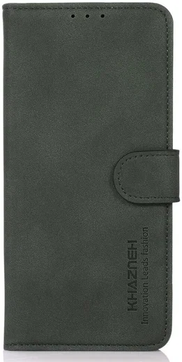 KHAZNEH Motorola Edge 40 5G Hoesje Retro Wallet Book Case Groen afbeelding 6