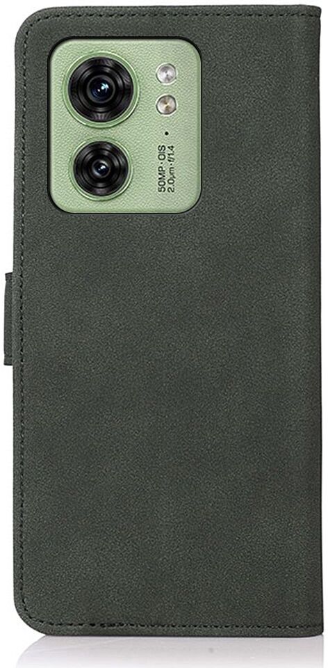 KHAZNEH Motorola Edge 40 5G Hoesje Retro Wallet Book Case Groen afbeelding 7