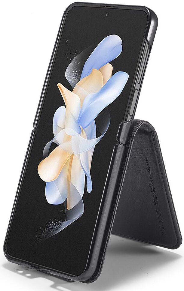 LC.IMEEKE Samsung Galaxy Z Flip 5 Hoesje Wallet Book Case Zwart afbeelding 2