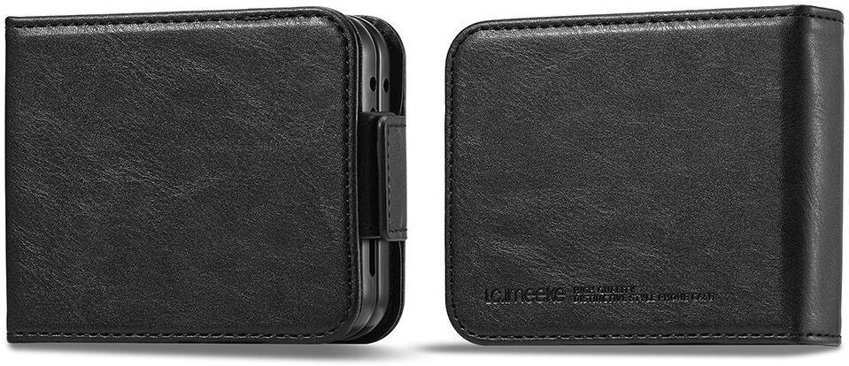 LC.IMEEKE Samsung Galaxy Z Flip 5 Hoesje Wallet Book Case Zwart afbeelding 4