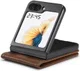 LC.IMEEKE Samsung Galaxy Z Flip 5 Hoesje Wallet Book Case Bruin afbeelding 3