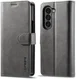 LC.IMEEKE Samsung Galaxy Z Fold 5 Hoesje Portemonnee Book Case Grijs afbeelding 2