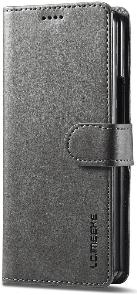 LC.IMEEKE Samsung Galaxy Z Fold 5 Hoesje Portemonnee Book Case Grijs afbeelding 6