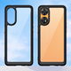 Oppo Reno8 T Hoesje Acryl Back Cover Zwart afbeelding 2