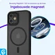 Apple iPhone 11 Hoesje met MagSafe Back Cover Matte Zwart afbeelding 4