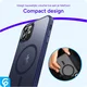 Apple iPhone 11 Hoesje met MagSafe Back Cover Matte Blauw afbeelding 7
