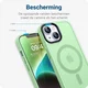 Apple iPhone 11 Hoesje met MagSafe Back Cover Matte Groen afbeelding 7