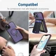 Apple iPhone 12 / 12 Pro Hoesje met MagSafe Matte Back Cover Paars afbeelding 9
