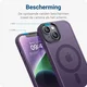 Apple iPhone 12 / 12 Pro Hoesje met MagSafe Matte Back Cover Paars afbeelding 10