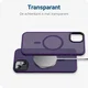 Apple iPhone 12 / 12 Pro Hoesje met MagSafe Matte Back Cover Paars afbeelding 11