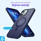 iPhone 12/ 12 Pro MagSafe Hoesje Blauw - Matte Back Cover met Magneet afbeelding 9