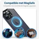 Apple iPhone 13 Pro Hoesje met MagSafe Back Cover Matte Blauw afbeelding 10