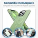 Apple iPhone 13 Pro Hoesje met MagSafe Back Cover Matte Groen afbeelding 8