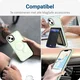 Apple iPhone 14 Hoesje met MagSafe Back Cover Matte Groen afbeelding 7