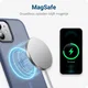 Apple iPhone 14 Hoesje met MagSafe Back Cover Matte Blauw afbeelding 4