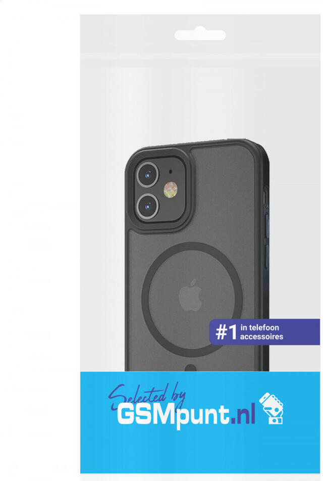 Apple iPhone 14 Hoesje met MagSafe Back Cover Matte Blauw afbeelding 9