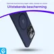 Apple iPhone 14 Pro Hoesje met MagSafe Back Cover Matte Donkerblauw afbeelding 8
