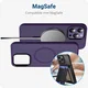 Apple iPhone 14 Pro Max Hoesje met MagSafe Back Cover Matte Paars afbeelding 4