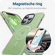 Apple iPhone 14 Pro Max Hoesje met MagSafe Back Cover Matte Groen afbeelding 5