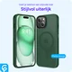Apple iPhone 15 Hoesje met MagSafe Back Cover Matte Donkergroen afbeelding 4